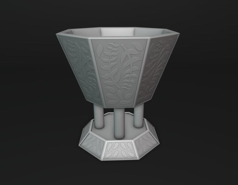 Trophy Shaped Planter - Pen Holder