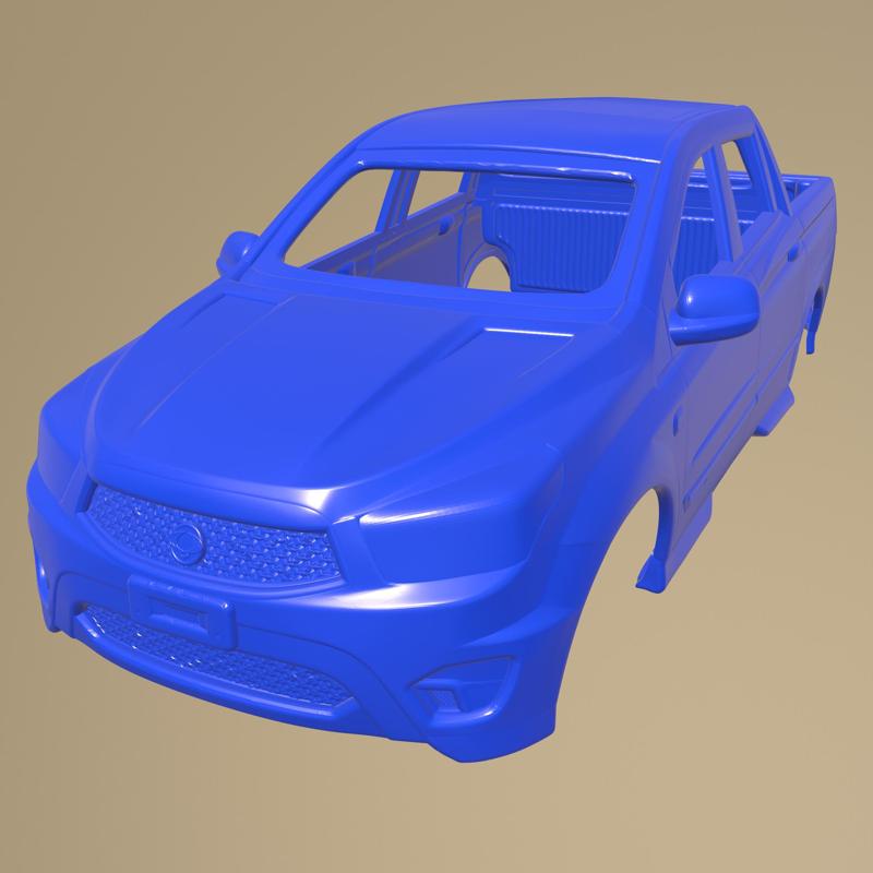 SsangYong Korando Sports 2014 PRINTABLE CAR BODY