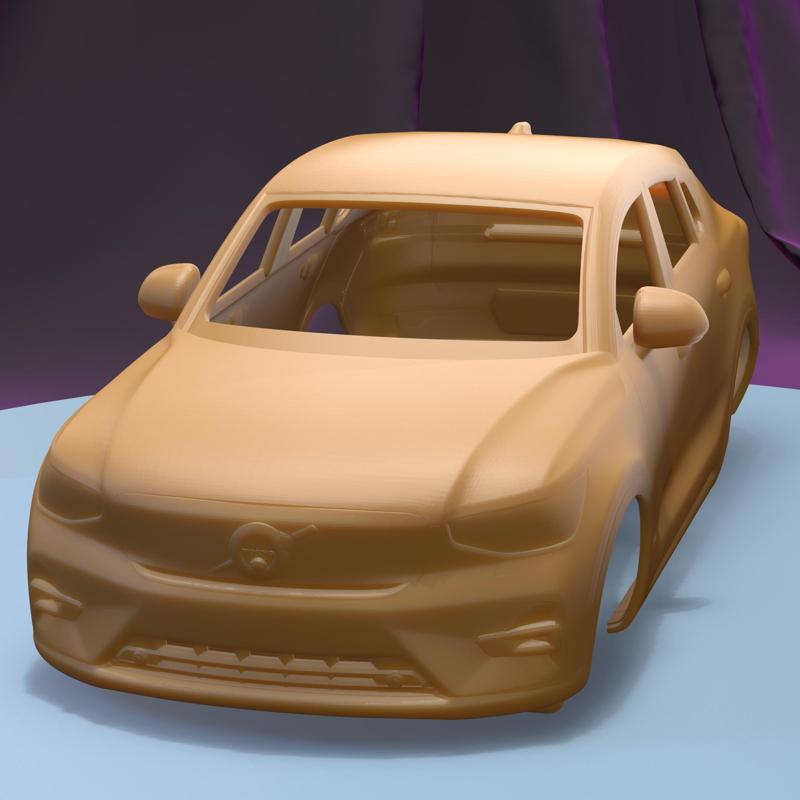 VOLVO C40 RECHARGE 2022  (1/24) printable car body