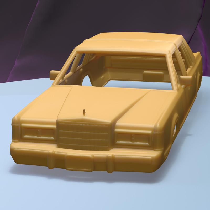 LINCOLN TOWN CAR 1989  (1/24) printable car body