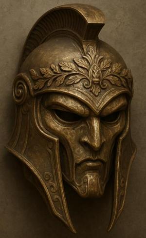 greek warrior helmet