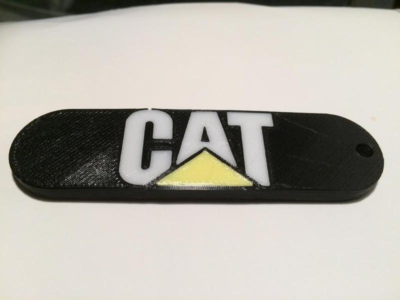 Caterpillar (CAT) Logo Key Tag