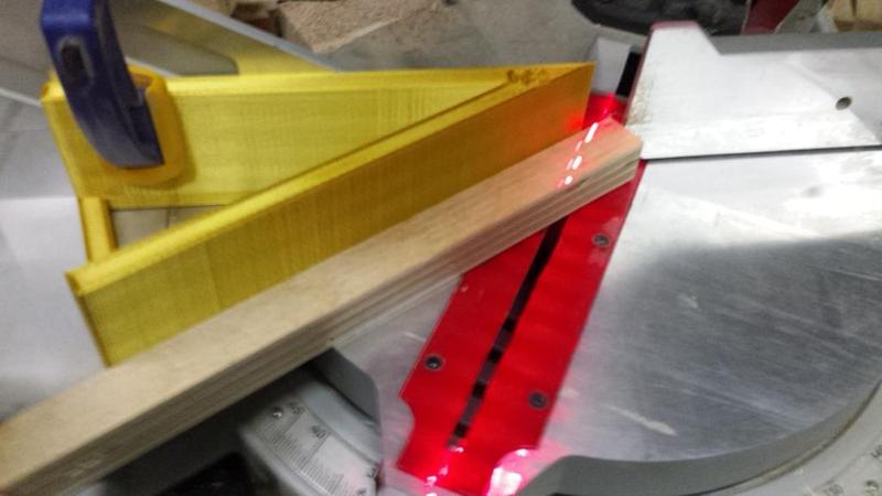 Simple Miter wedge angle adapter