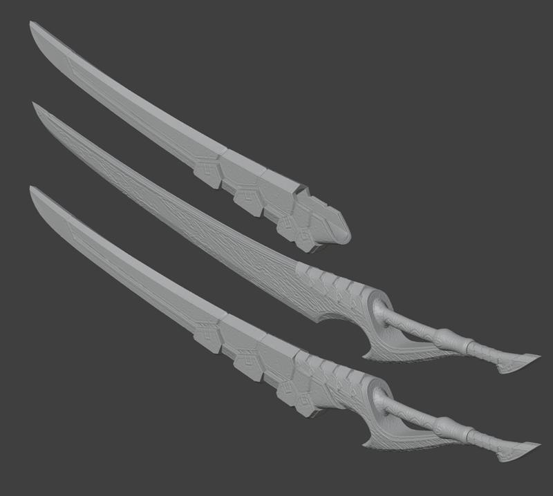 Moonbrand "Lua Cheia" - Lunagaron's longsword - Monster Hunter Rise