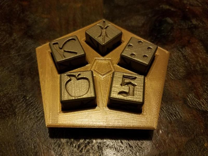 Magnetic Chaos Dice Case 
