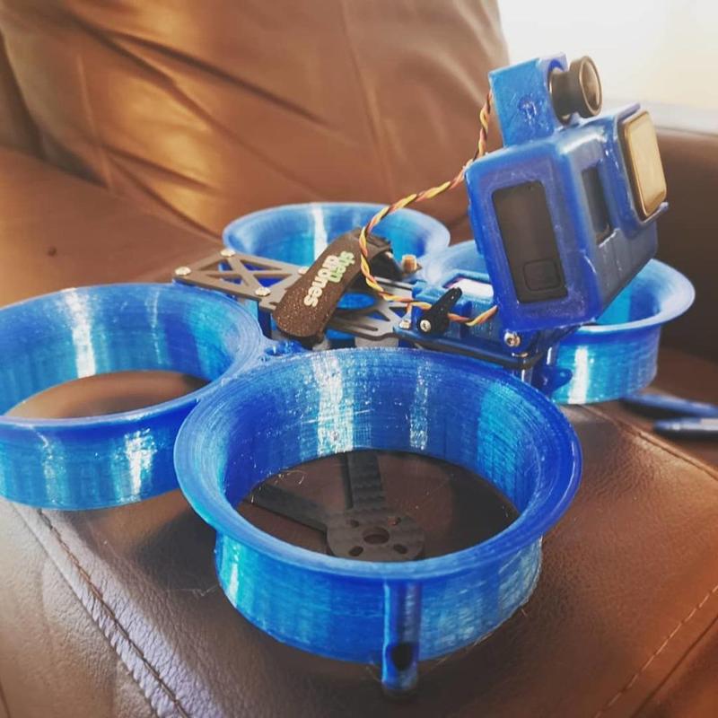 ShenDrones Geyser - GoPro Mount with Micro FPV Camera Mount