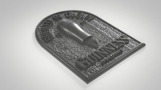 A Guinness Advertising Sign