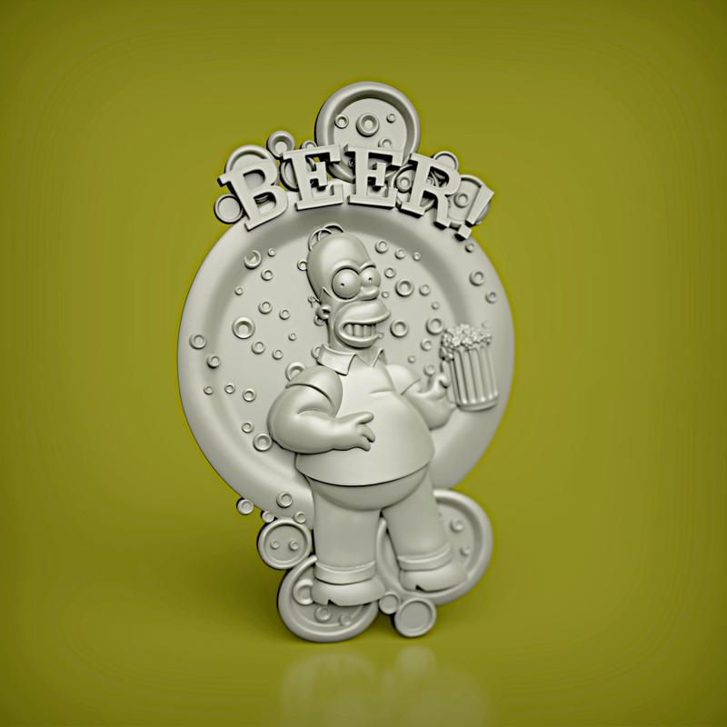 3Dmodel STL  Panel Beer