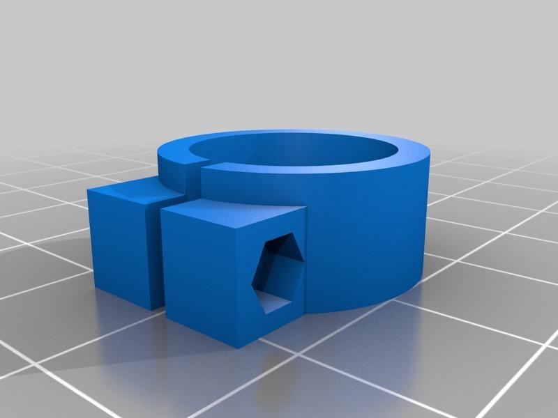 Gaui X3 boom clamp to prevent boom slipping