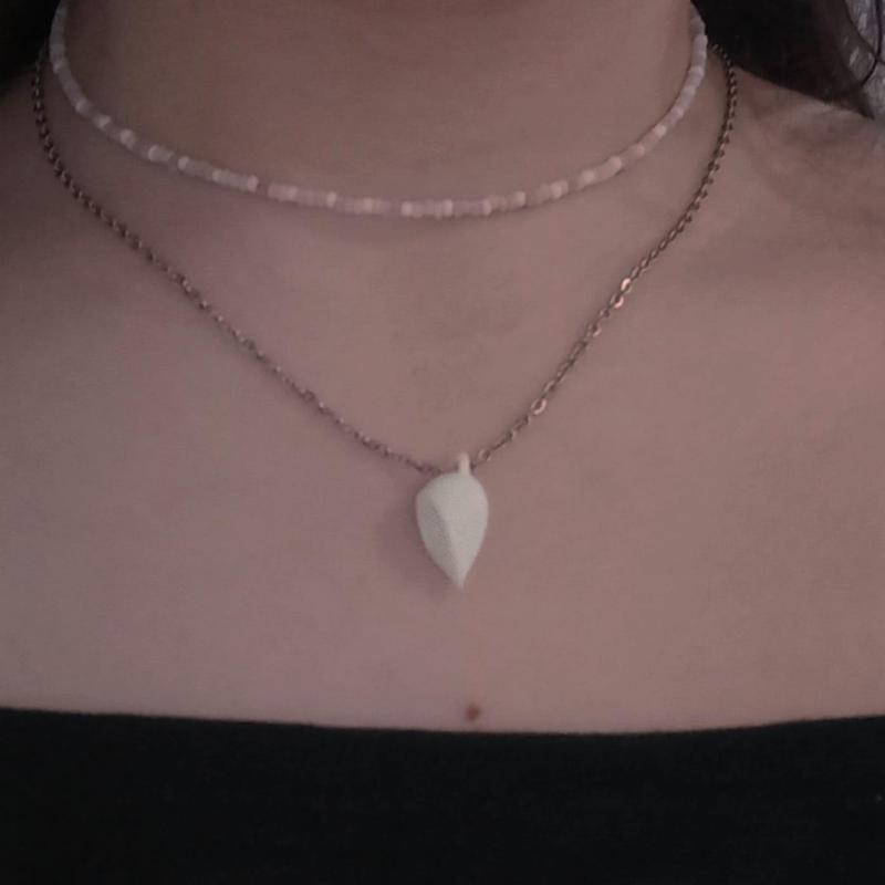 Heart pendant/charm 2 parts