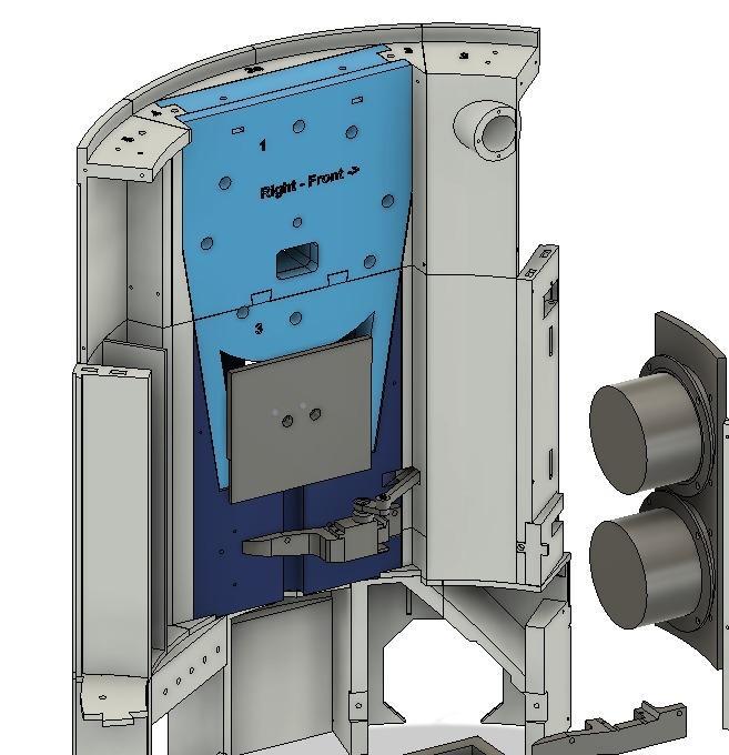 Side-Mount Electronics Platform for Mr. Baddeley's v2 R2-D2
