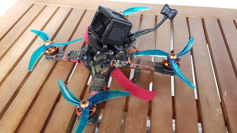 QAV-X GoPro Session 5 Dampening Mount for ReelSteady Go