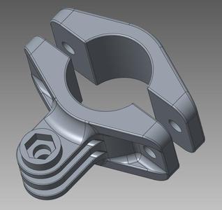 GoPro Mount for 25mm Tube