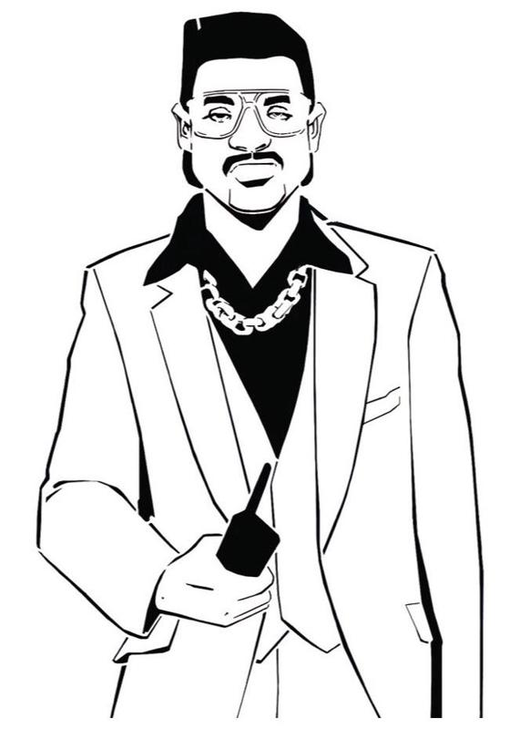 GTA Lance Vance stencil
