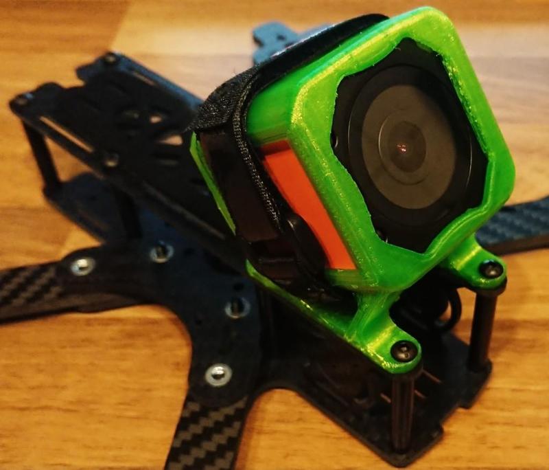Runcam 3s Mount for TBS Source One 30 and 35 degree