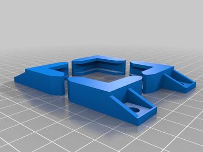 LCD Corner clip brackets 