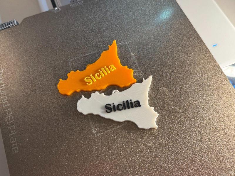Sicily Keychain - AMS
