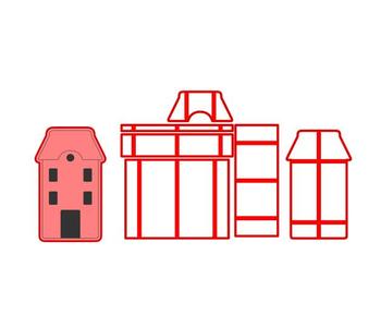 Set stamp and cutter house 20cm