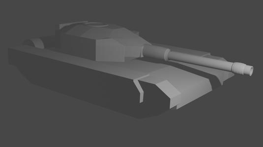 Low Poly Russian Tank