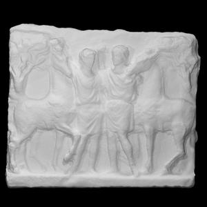 Slab with salutation to Pamphilos and Alexandros