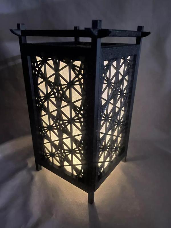 Kumiko Japanese Shoji Lantern - Kasane-Rindou