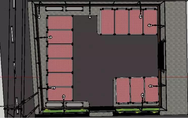 hospital parking area