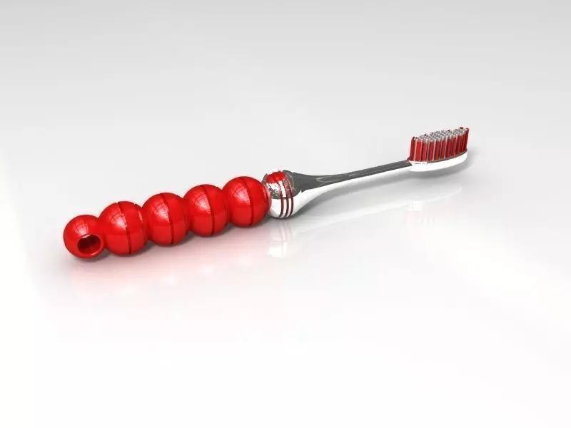 Candied haws toothbrush 3D model design