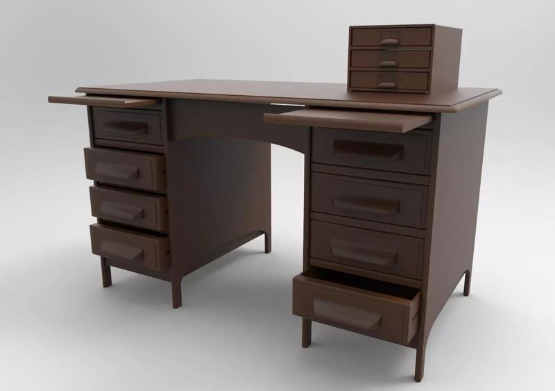 table011 desk with drawers