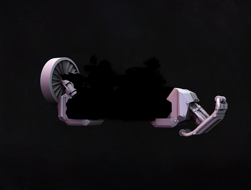 Marine bike conversion kit to hover bike