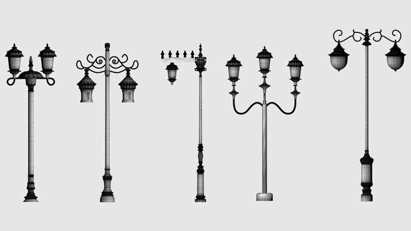 Classic Lantern 3D Model - Vintage Lighting Design