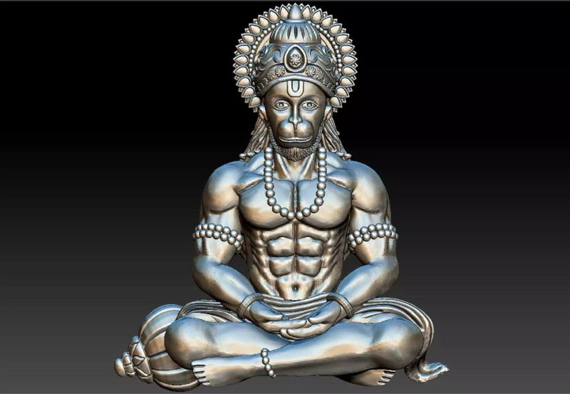 HUNUMAN meditation pendent