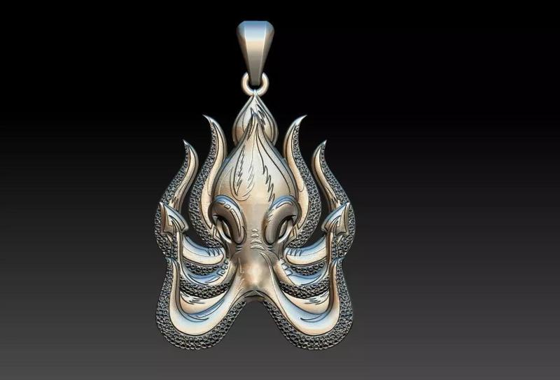 Octopus Pendant