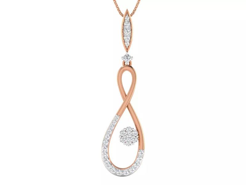 High Jewelry Pendant Earrings Set 3dm stl obj mtl gltf glb