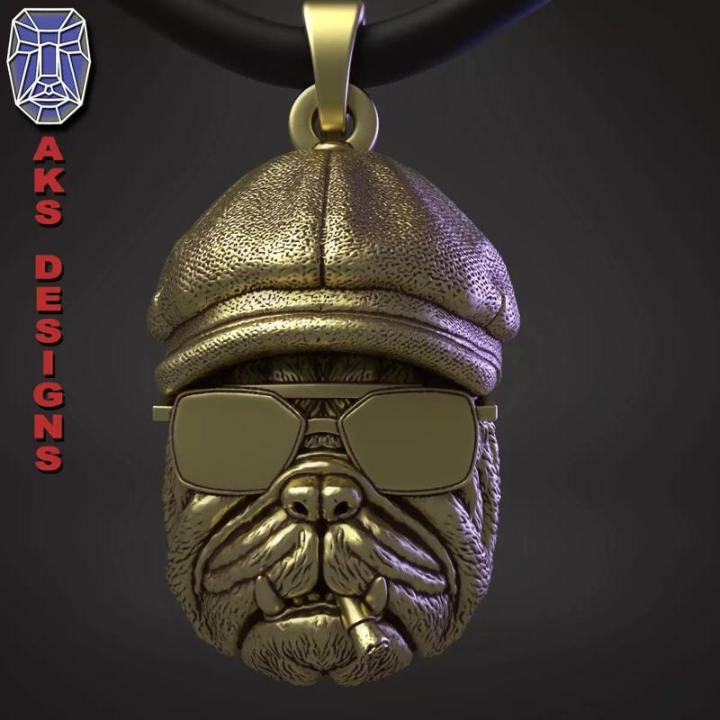 animal Pendant jewelry Gangster bulldog version 1