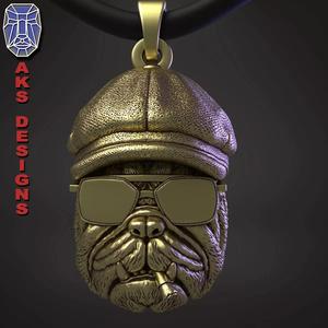 animal Pendant jewelry Gangster bulldog version 1