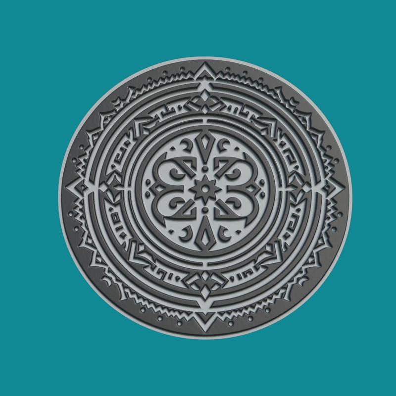 Hairdresser Medallion Hairdresser 3d Print Model