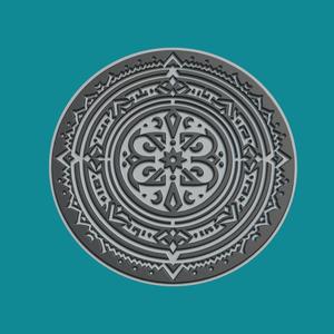 Hairdresser Medallion Hairdresser 3d Print Model