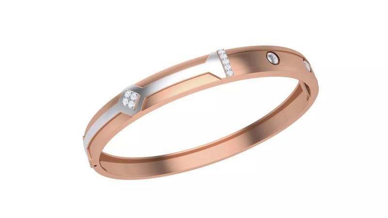 Screw Head Solid Diamond Unisex Bracelets 3dm stl renders obj