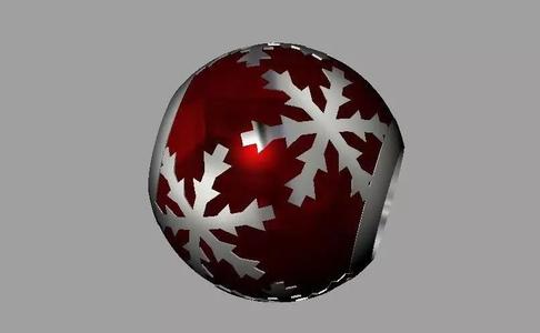 Snowflake Pandora Bead