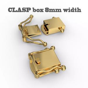 Jewelry CLASP box 8mm STL ready for Print