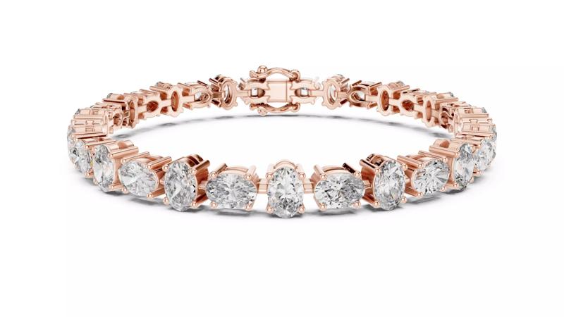 Tennis Bracelet 3dm stl renders Animation video details