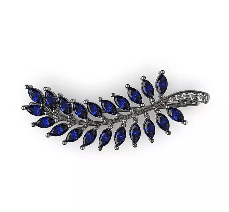 Palm Leaf Brooch
