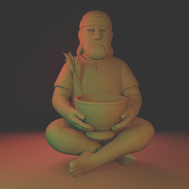 Freyr's Wishing Well - A Sacred Offering Bowl