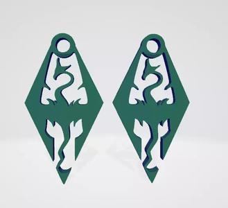 skyrim symbol neckalce
