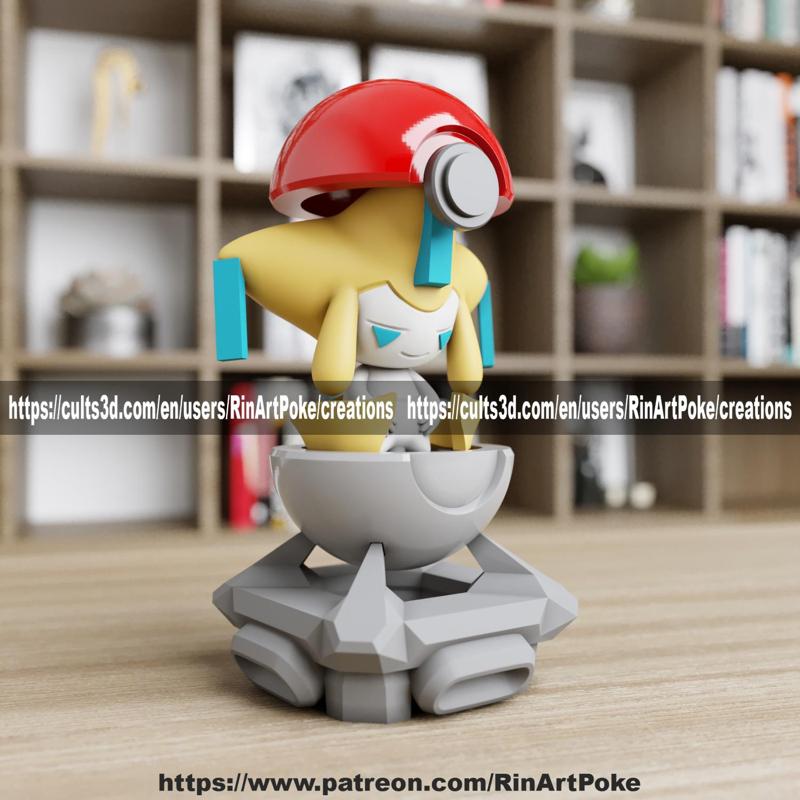 jirachi in the pokeball from Pokemon