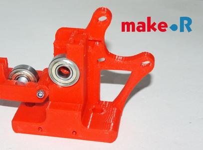 Cuerpo del extrusor para filamento 3mm -impresora Prusa i3- Remix del Greg's Wade reloaded