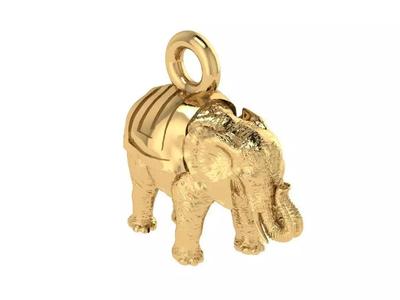 elephant design necklace