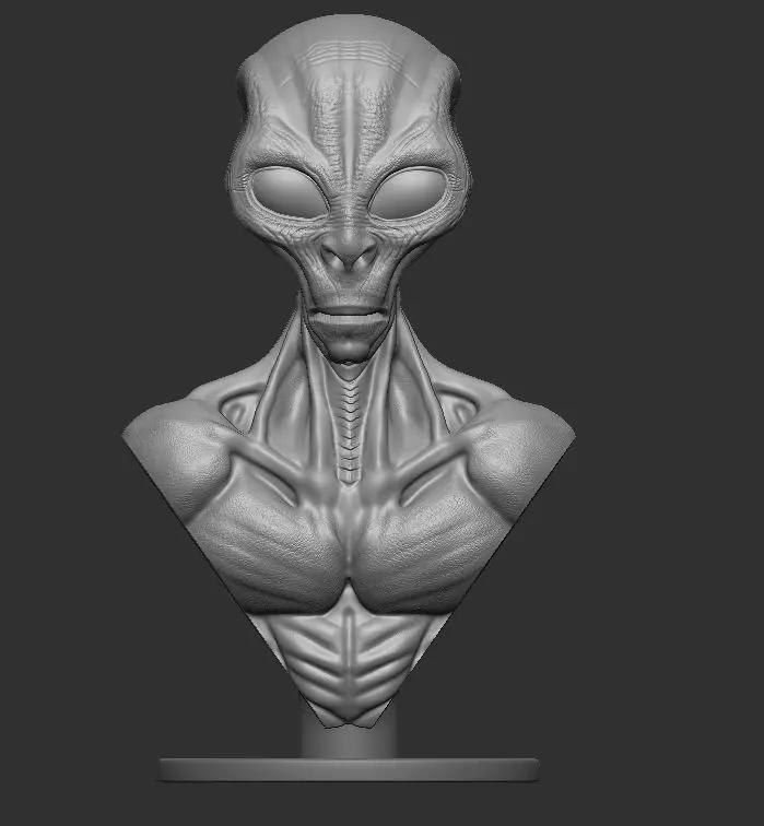Alien bust