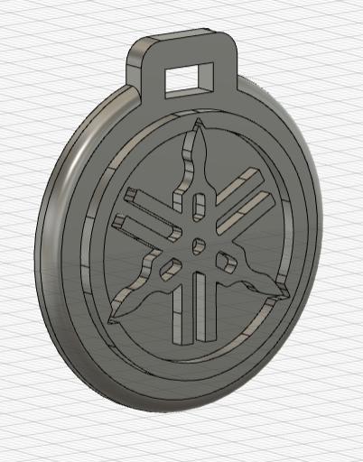 Pendentif porte clé Yamaha / Yamaha Key ring ornement