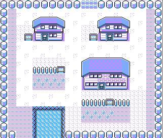 Pallet Town 1st Gen Pokemon Map Alabastia Kanto Gameboy